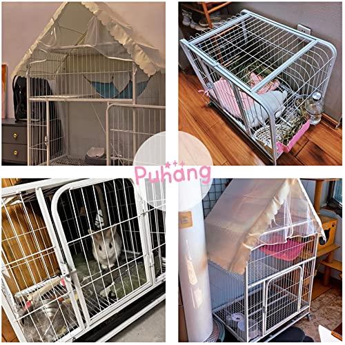 Puhang ペット うさぎケージ 小動物ケージ ペットケージ 大きい ウサギ 猫 小型犬 飼育ゲージ キャスター・屋根? また