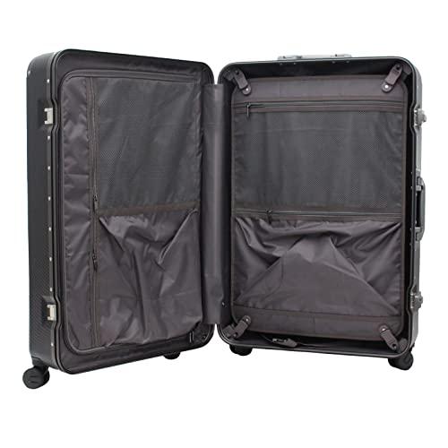 [シフレ] ポリカ100% 軽量・頑強アルミフレームスーツケース ESC1150 90L 4.8kg カーボンブラック アウトドア、釣り、旅行用品 スーツケース、キャリーバッグ LWH1361042712(13232円)