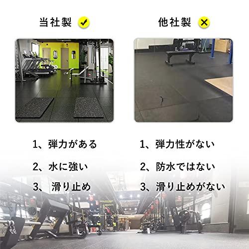 超特盛ミラクルプライス ゴムマット ジムマット 厚さ25mm 極厚 筋トレ マット ラバートレーニングマット 運動器具マット ジム フロアマ? 【MYK2615192110】(91922円)