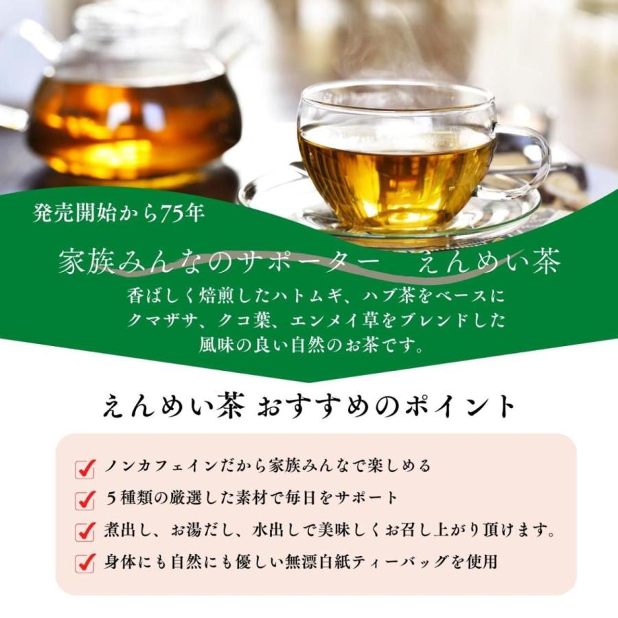 【公式】お得用えんめい茶60包 黒姫和漢薬研究所 無添加 ブレンド茶 ノンカフェイン カフェインレス 健康茶 お茶 ティーバッグ クマザサ ハトムギ 送料無料 |  | 01