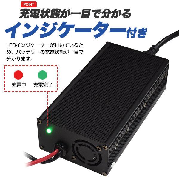 リチウムイオン充電器 AC100V〜230V LVYUAN 14.6V 10A リン酸鉄リチウムイオンバッテリー専用充電器
