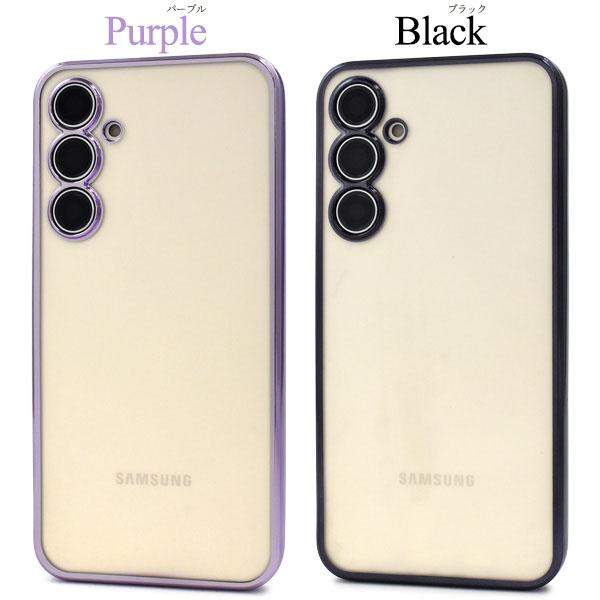 Samsung Galaxy S23 Ultra シルバー ケース付き Galaxy S23 Ultra SC-52D SCG20 メタリック クリア ソフトケース