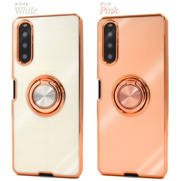 Xperia 10 IV スマホリング付 ソフト クリア ケース SO-52C SOG07