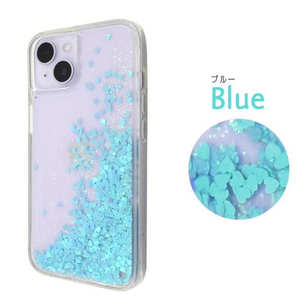 iPhone 14 ケース 大人可愛い キラキラ ハート型 ラメ iPhone14