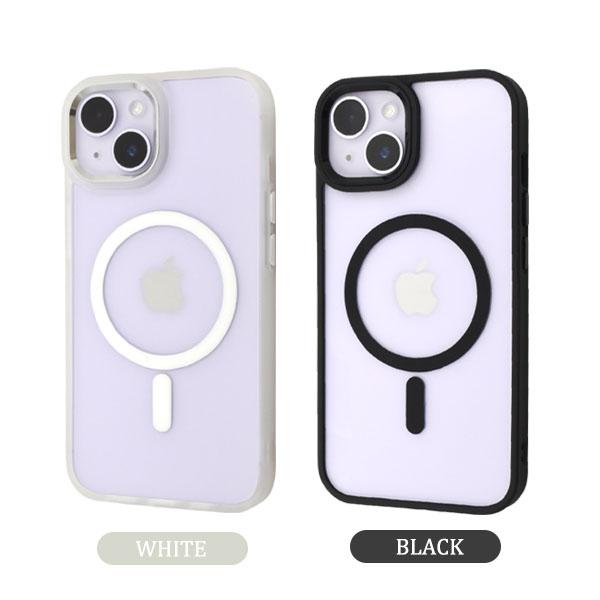 iPhone 14 MagSafe対応 ケース 大人可愛い つやけし クリアケース