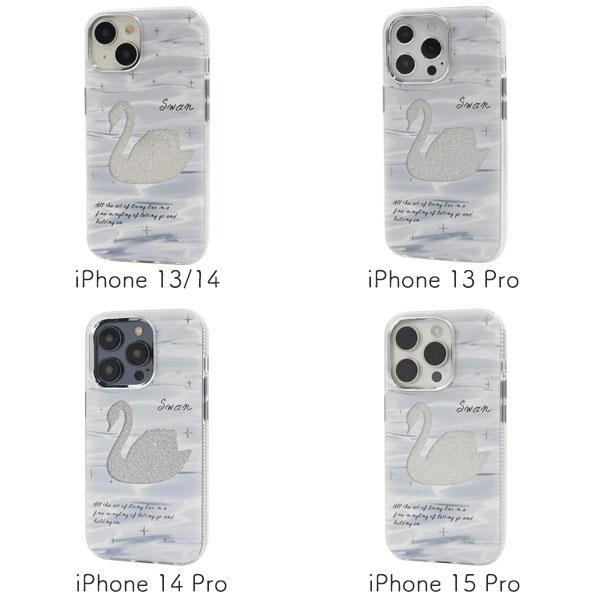 iphone13 / 13pro iphone14 14pro iphone15pro 白鳥 イルカ DESIGN