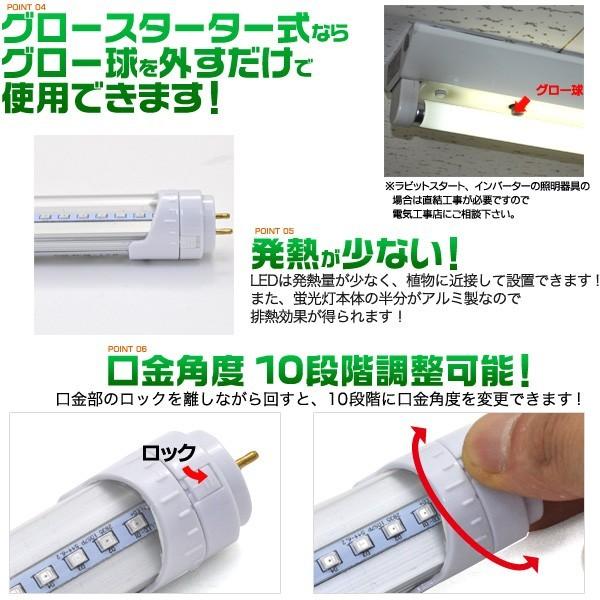 植物育成ライト 電照用LED蛍光灯 そだ照るLED蛍光灯 水耕栽培 Amazon.co.jp: 植物育成ライト 植物 LED ライト アクアリウム 食育 電