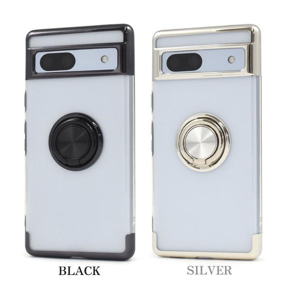 Google Pixel 7a スマホリング付 クリアケース GooglePixel グーグル