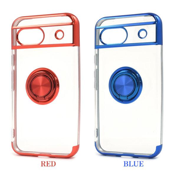 Google Pixel 8a スマホリング付 クリアケース GooglePixel8a グーグル