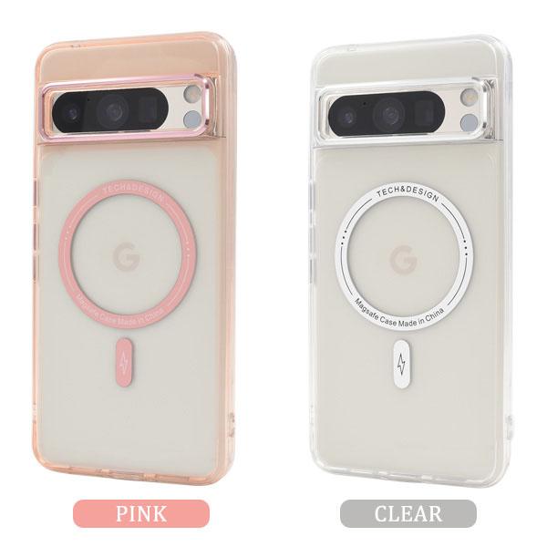 Google Pixel 8 pro MagSafe対応 耐衝撃 クリア ケース