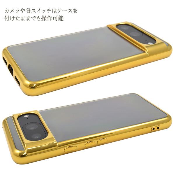 Google Pixel 8 8pro 9 9Pro 9ProXL メタリック ソフト ケース