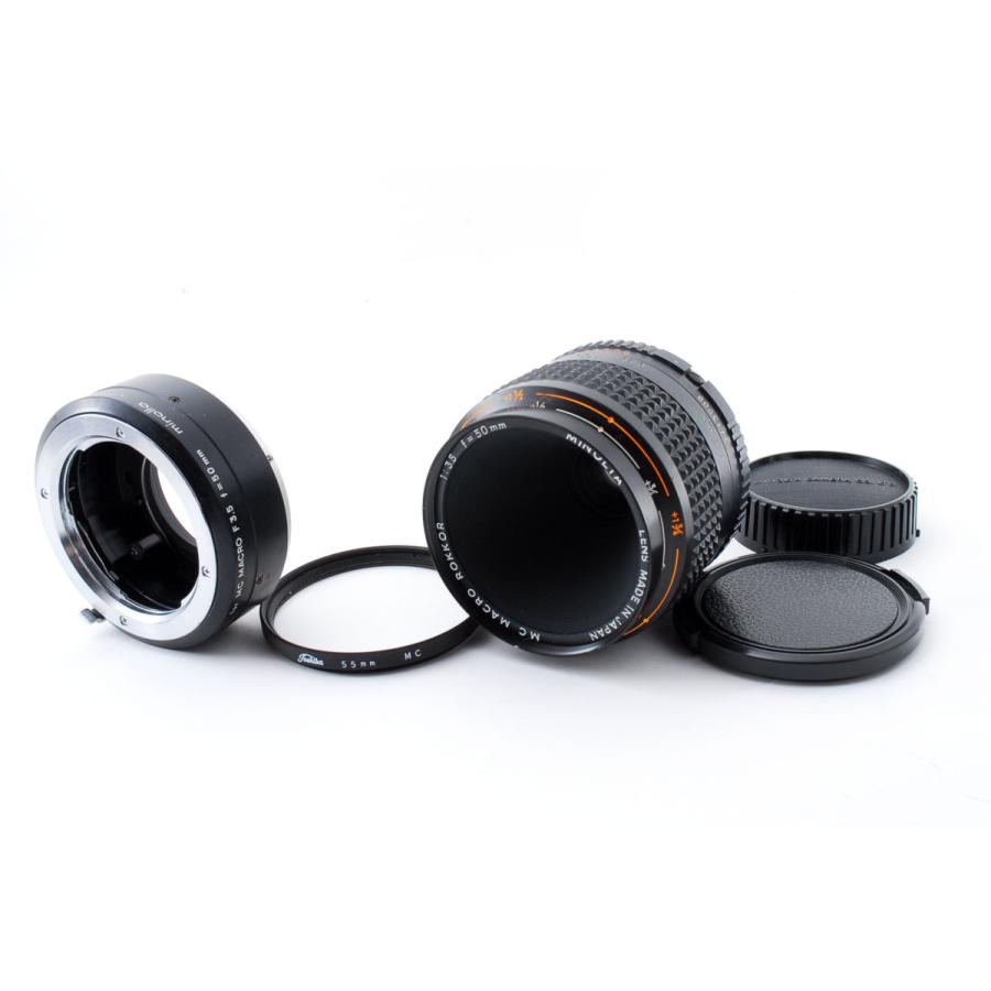 ○日本正規品○ SRマウント ミノルタ MINOLTA MC MACRO ROKKOR 50mm F3