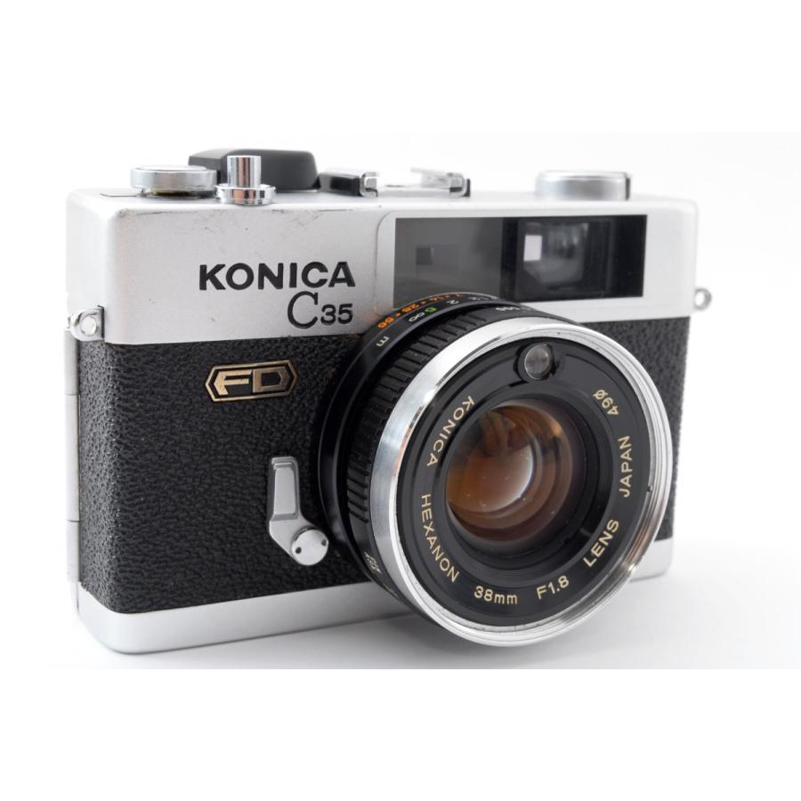 ★レンジファインダーカメラ★ コニカ KONICA C35 FD シルバー｜enocamera｜04