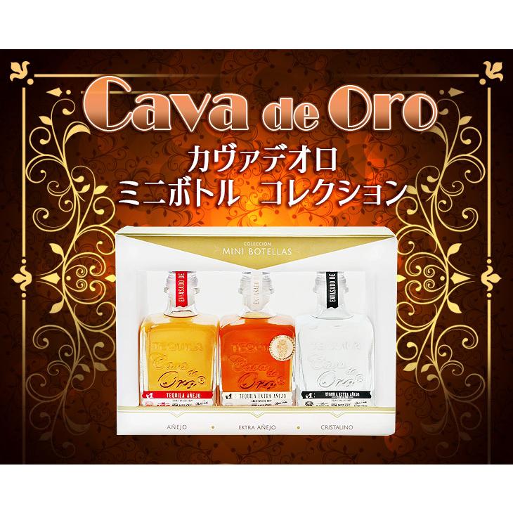 カバデオロ ミニボトルコレクション 3種セット 各100ml テキーラ カバデオロ ミニボトルコレクション 3種セット 各100ml テキーラ