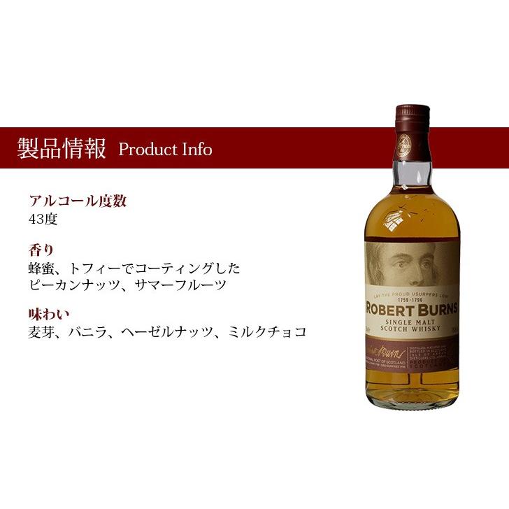 限定クーポン使える ロバートバーンズ シングルモルト 700ml シングルモルト ウイスキー 43度 正規品 送料無料 榎商店paypayモール店 通販 Paypayモール