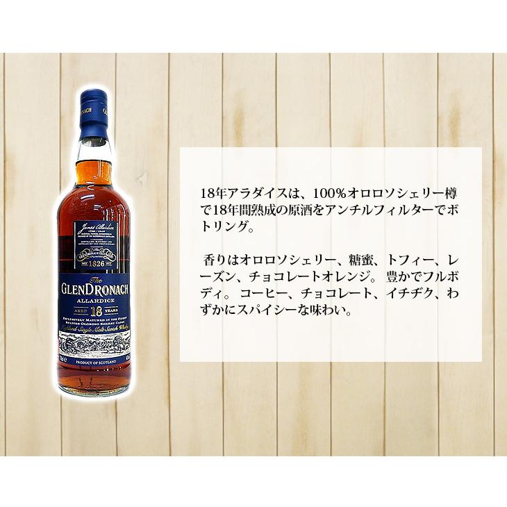 グレンドロナック 18年 アラダイス 【公式通販】