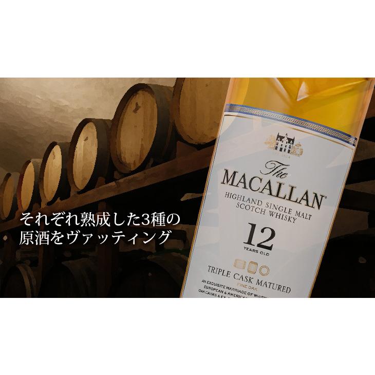 ザ マッカラン トリプルカスク 12年 700ml シングルモルト ウイスキー 40度 正規品 箱付 送料無料｜enokishouten｜06