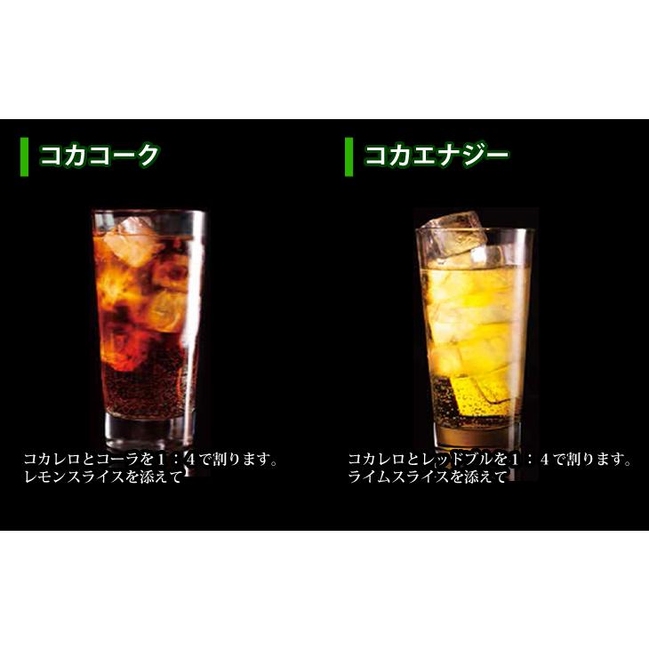 コカレロ+ボムグラス２個付き ギフトボックスセット 700ml リキュール COCALERO 29度 正規品 化粧箱付 送料無料｜enokishouten｜12