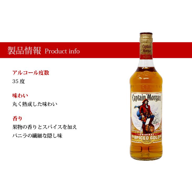 キャプテン モルガン キャプテンモルガン スパイストゴールド