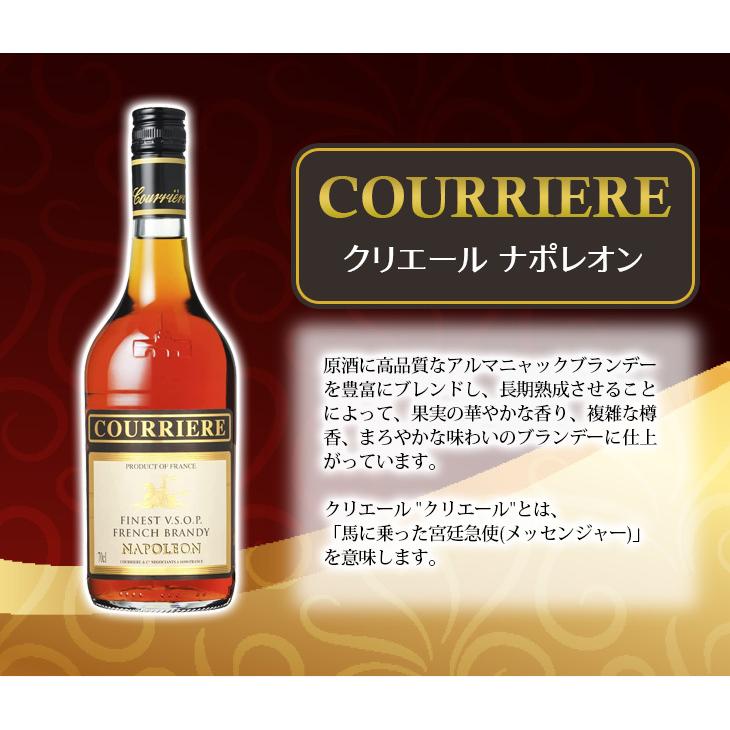 26日(日)限定店内全品+3% クリエール ナポレオン 700ml ブランデー 40