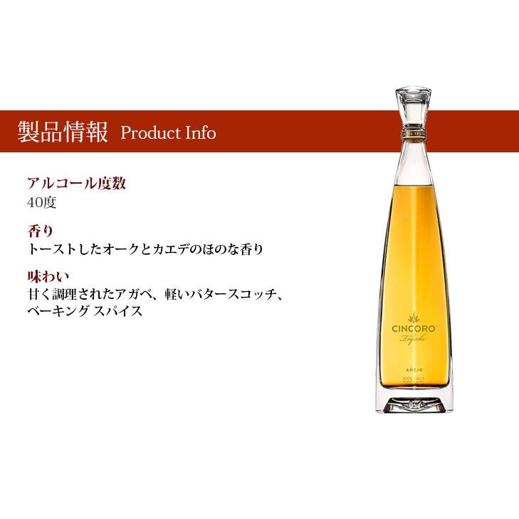 シンコロ アネホ 750ml テキーラ 40度 並行輸入品 箱なし 送料 シンコロ アネホ 750ml テキーラ 40度 並行輸入品 箱なし 送料
