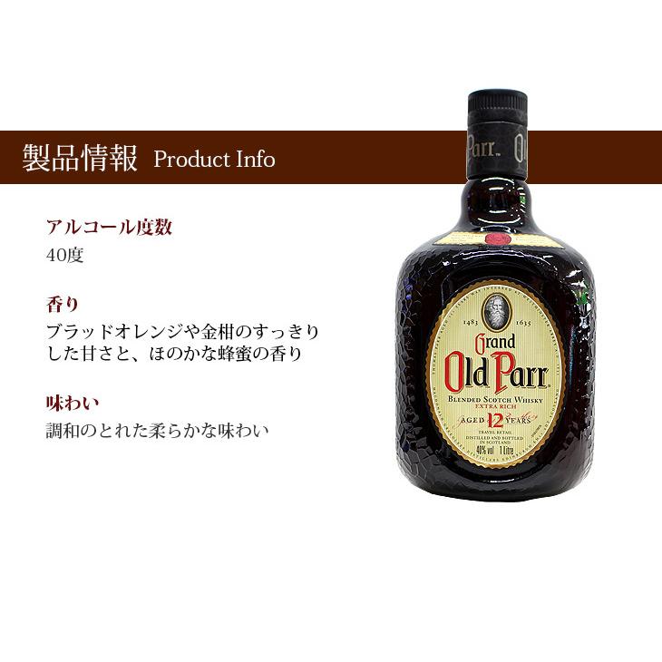 オールドパー 12年 1000ml ブレンデッド ウイスキー 40度 並行輸入品