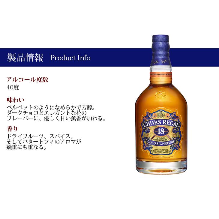 シーバスリーガル 18年 700ml ブレンデッド ウイスキー 40度 正規品 箱付 送料無料｜enokishouten｜05