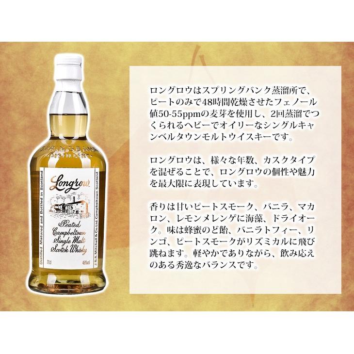 スプリングバンク ロングロウ ピーテッド 700ml シングルモルト
