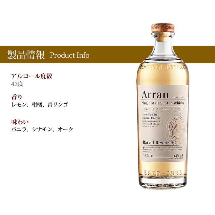 アラン バレルリザーヴ バーボンバレル 700ml シングルモルト