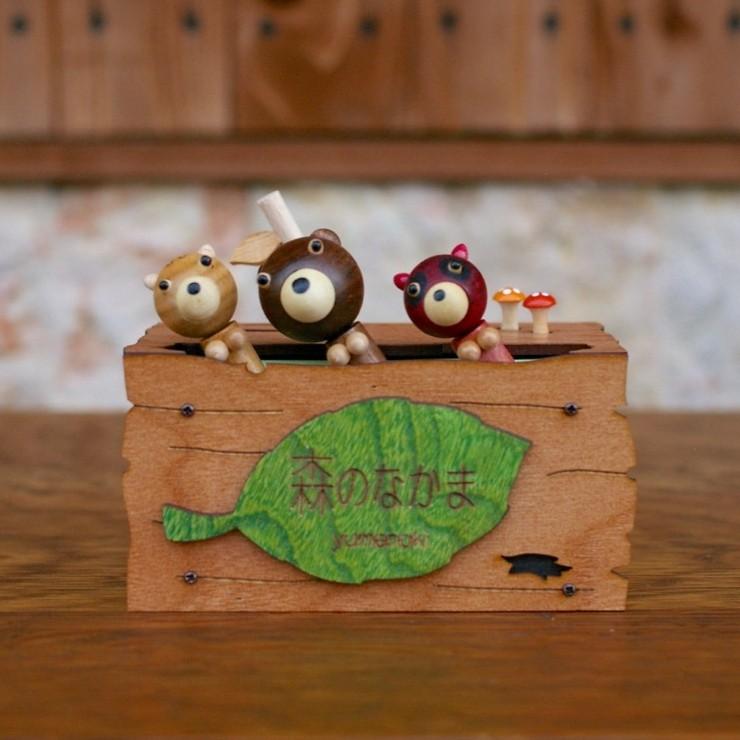 ウサギのフィギュア付き木製オルゴール オルゴール ウサギ [ 2-U ]