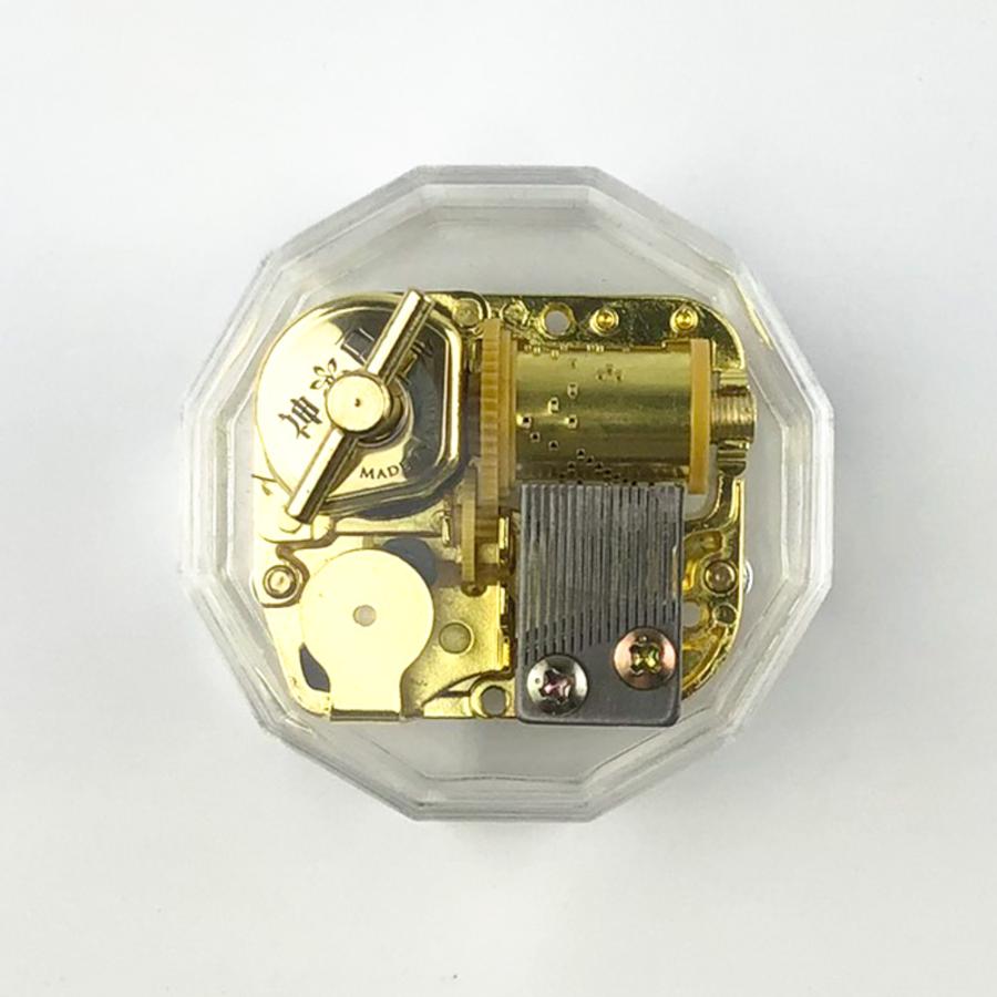 レア宇野亞喜良神戸オルゴール18N 12角形透明ケース