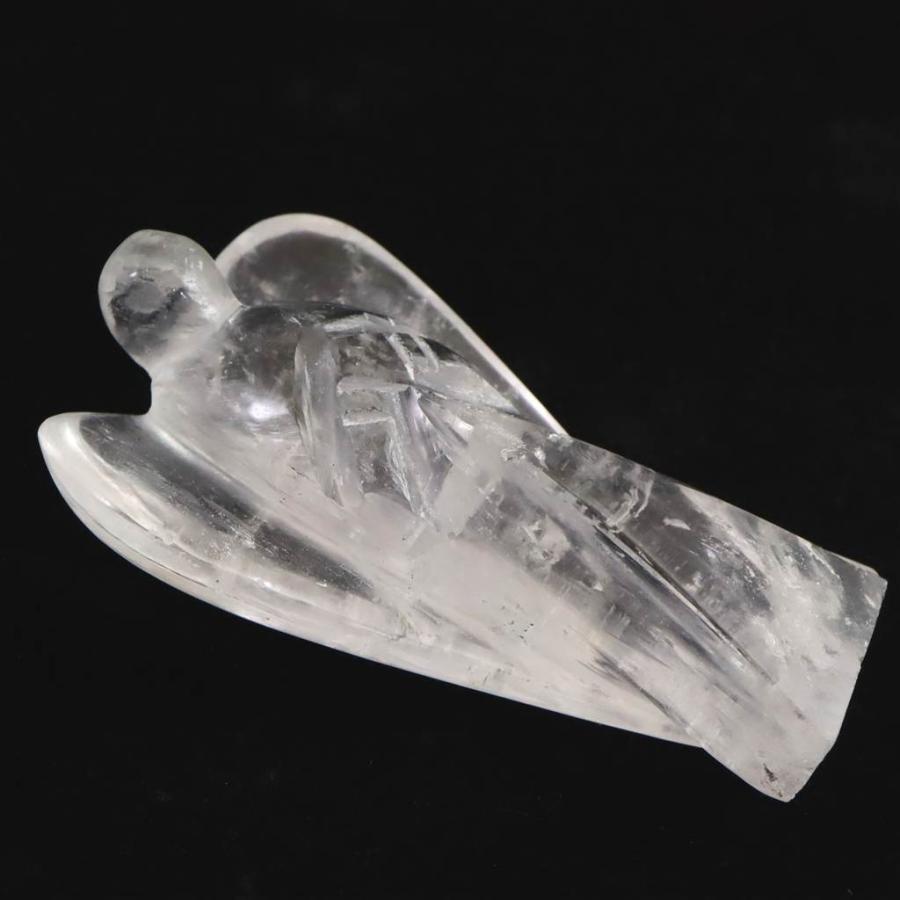 ヒマラヤ水晶 マニカラン産 77mm エンジェル 天使 置物 85.6g 【榎本