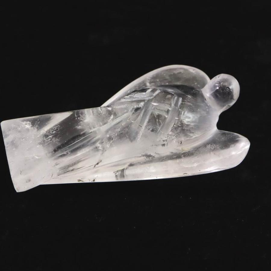 ヒマラヤ水晶 マニカラン産 77mm エンジェル 天使 置物 85.6g 【榎本