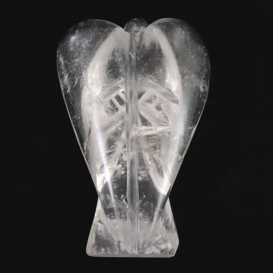 ヒマラヤ水晶 マニカラン産 77mm エンジェル 天使 置物 85.6g 【榎本