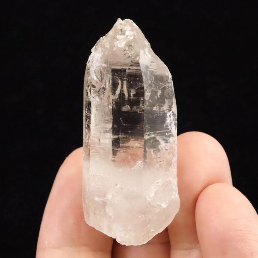チベット カイラス産 ヒマラヤ 水晶 原石 レコードキーパー セルフヒールド 貫入 28.2g 【榎本通商11495】_1