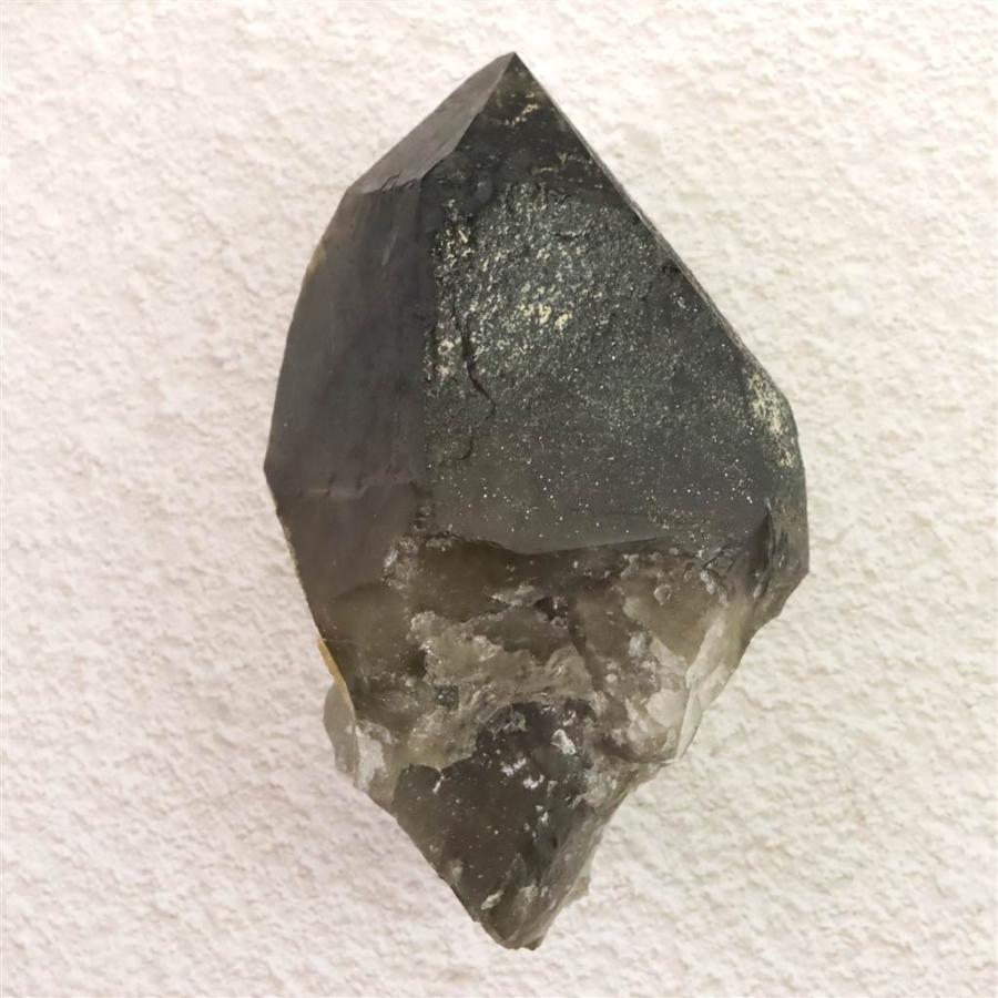 岐阜県中津川市蛭川産 黒水晶（モリオン）原石 カテドラル レコード