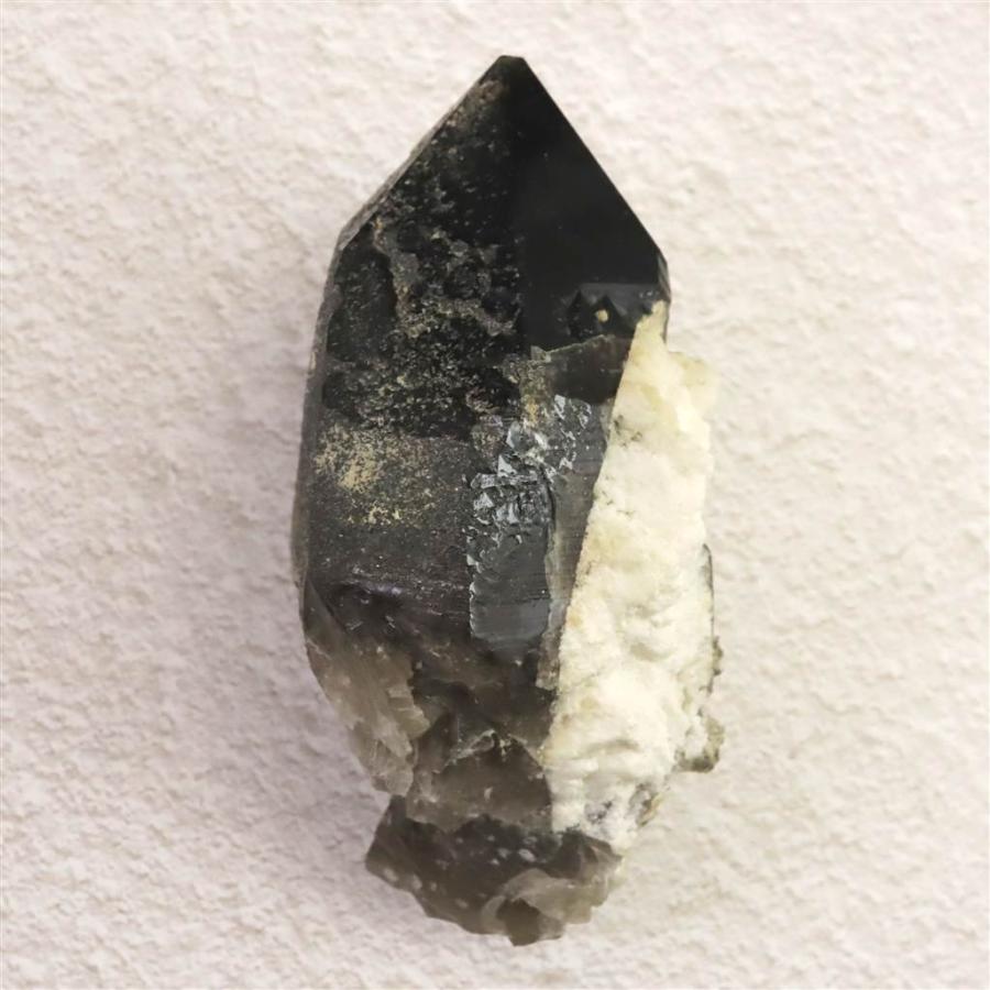 岐阜県中津川市蛭川産 黒水晶（モリオン）原石 カテドラル レコード