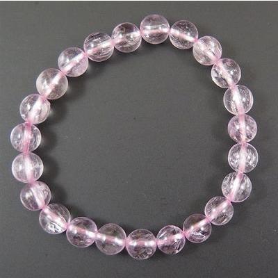 クンツァイト 8.0mm玉ブレスレット(4Aグレード）【132787a】