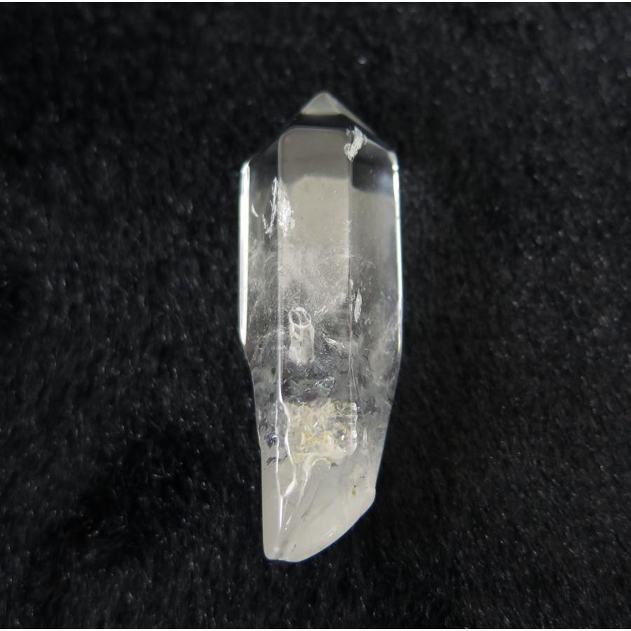 スティブナイト【アンチモナイト】インクォーツ 結晶磨き 12.3g