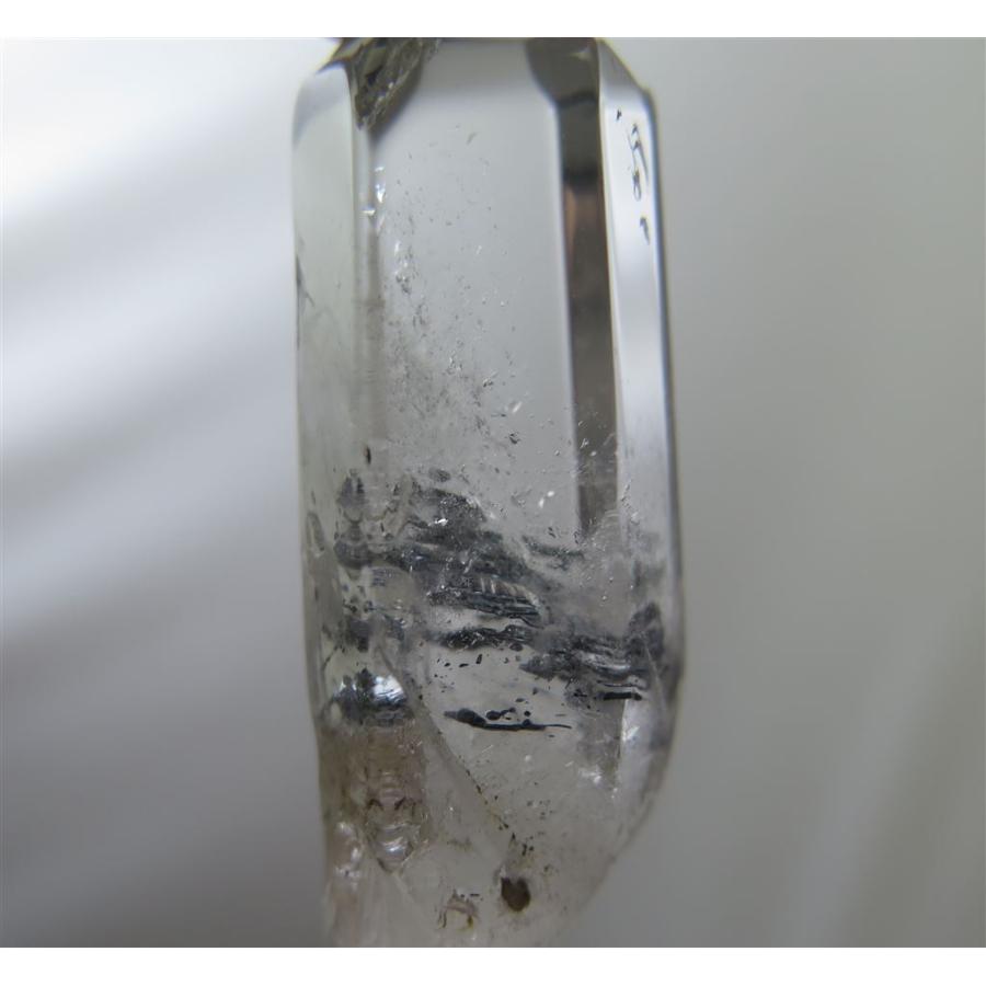 スティブナイト【アンチモナイト】インクォーツ 結晶磨き 12.3g