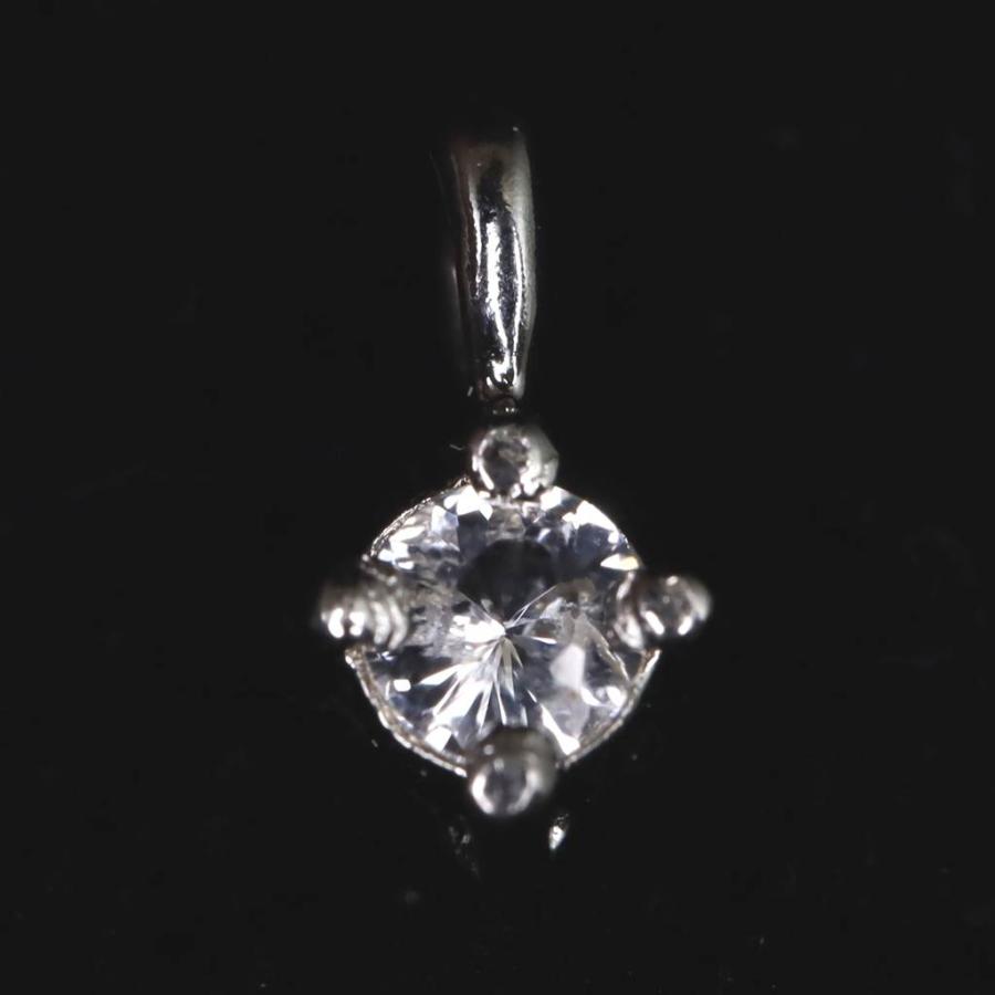 ロシア産 フェナカイト 3mmラウンド ペンダントトップ 0.20g 【榎本