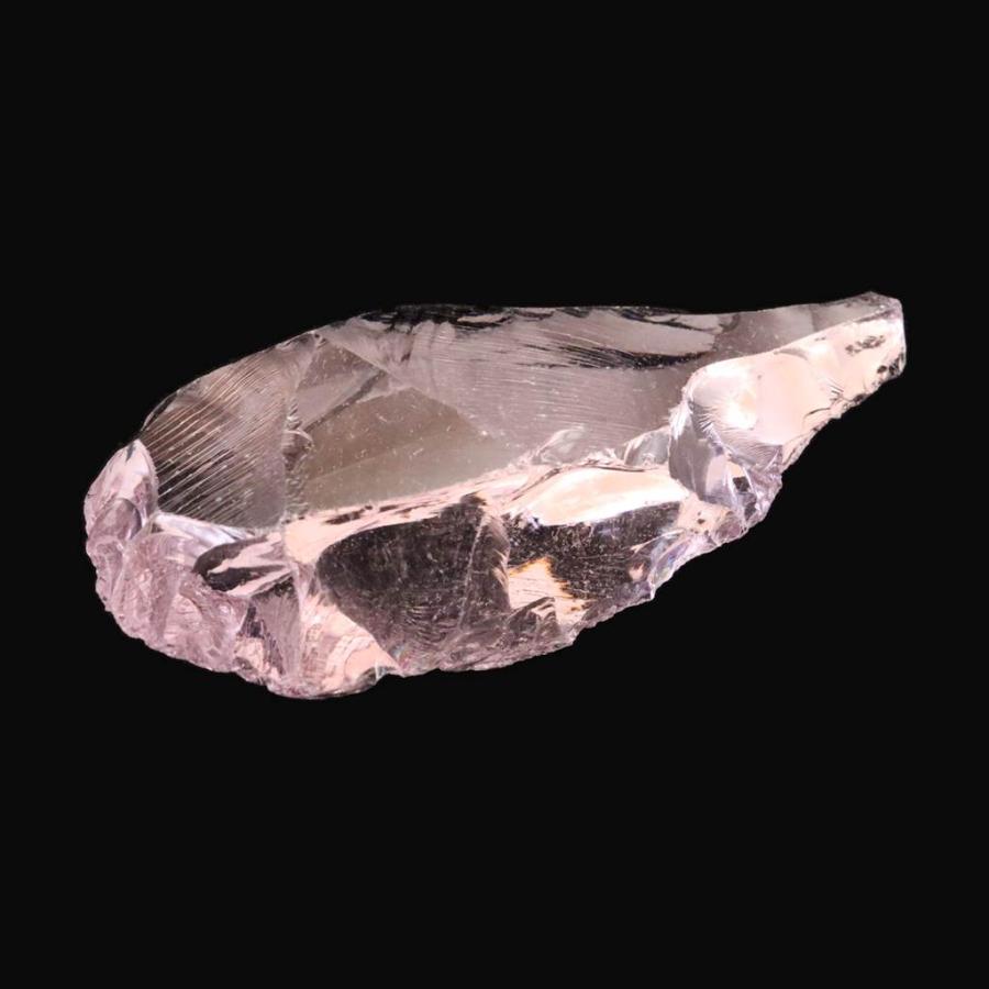 シェラネバダ産アンダラクリスタル　ルミネッセント・ピンク 原石ルース 62.2g 【榎本通商20677】の画像