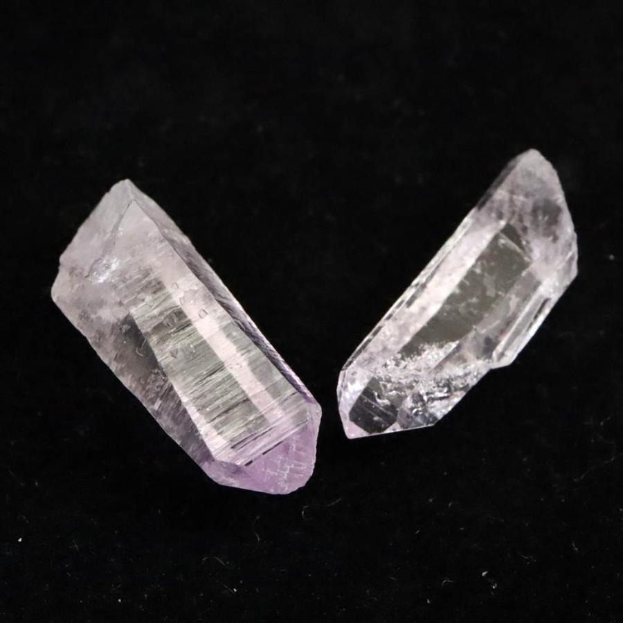 ベラクルス州産 アメジスト 結晶 原石 2個セット 2.76g 【榎本通商