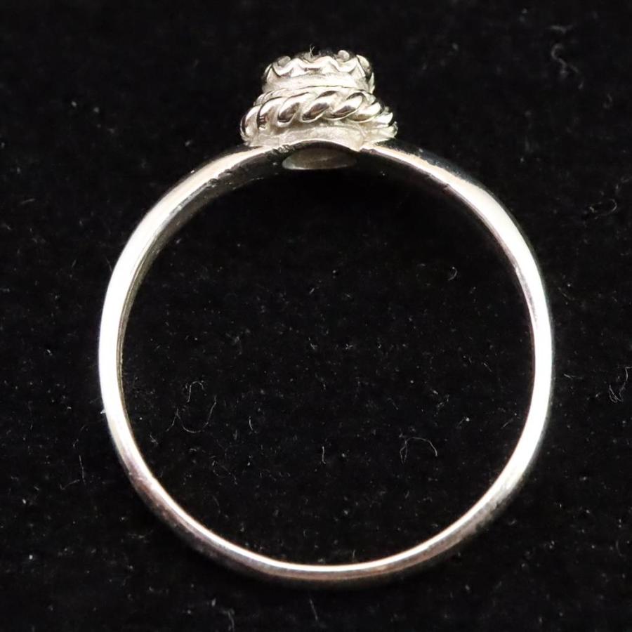 H＆E社 アゼツライト(AZOZEO) 5mmラウンド リング 16号 証明書付 現品