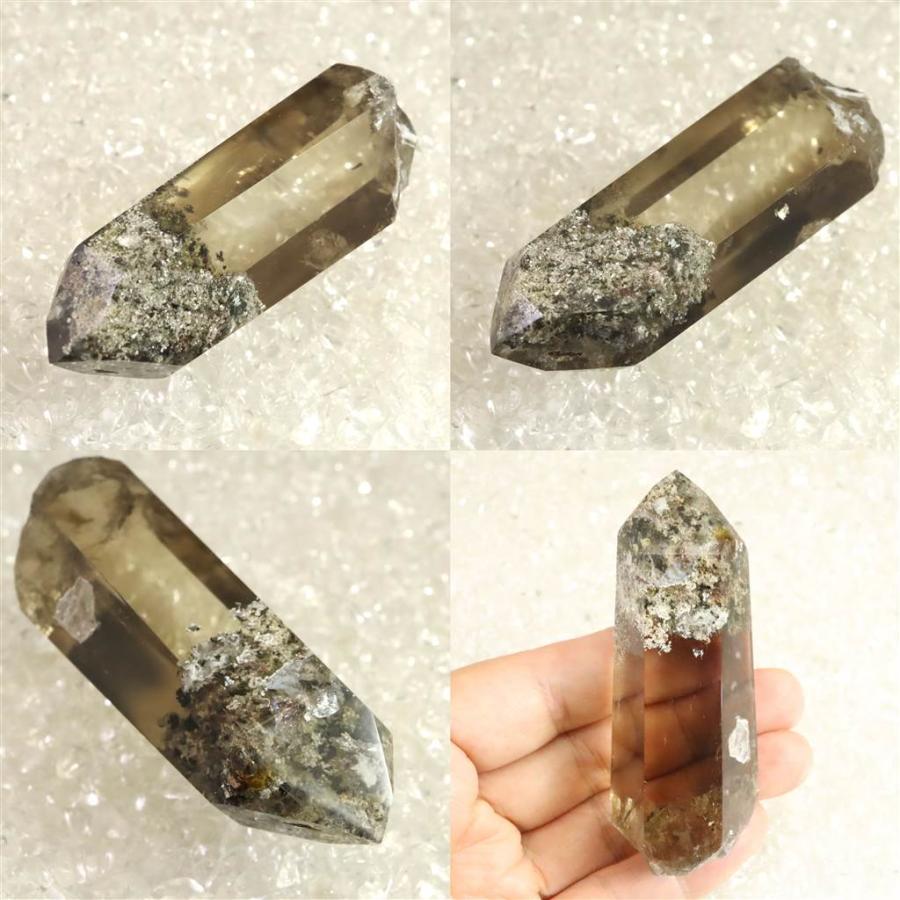 ブラジル産 ガーデンクォーツ 庭園水晶 80mmポイント原石