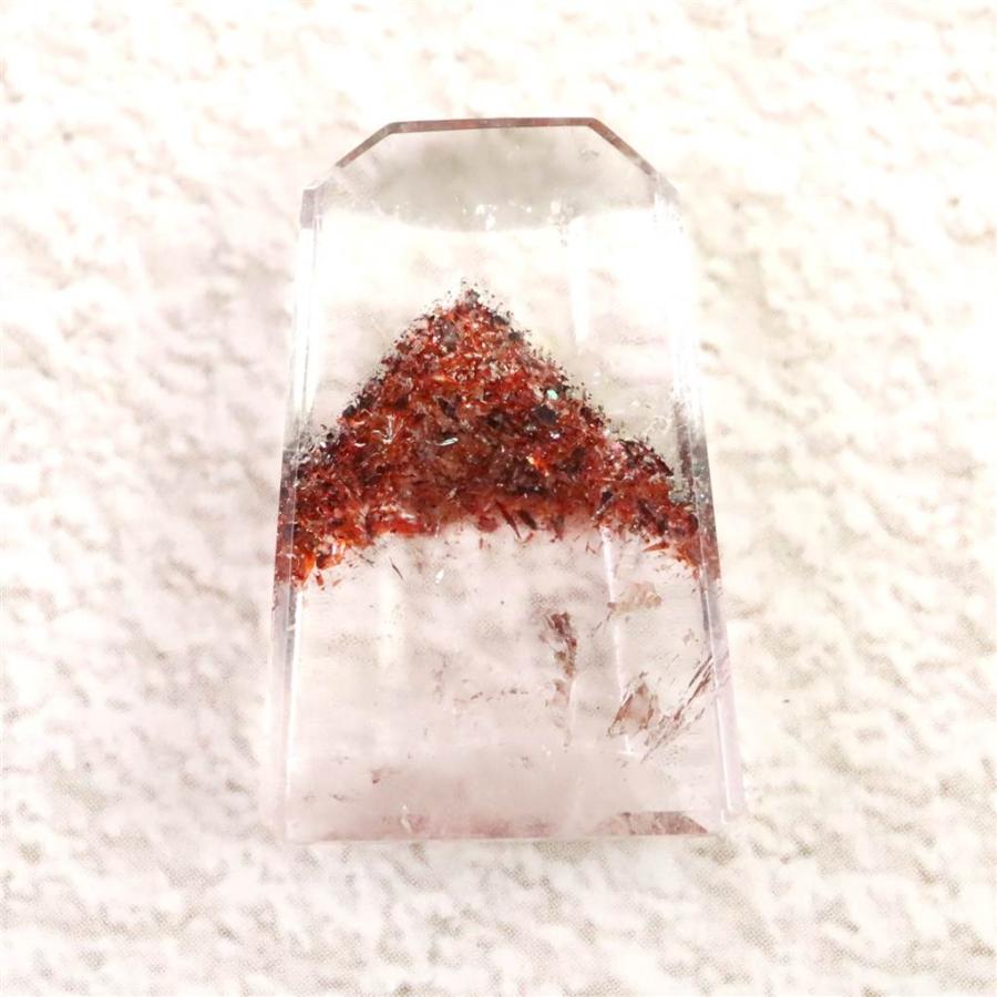 ストロベリークォーツ ファントム 5A 21X14mm ルース 13.8ct 【榎本