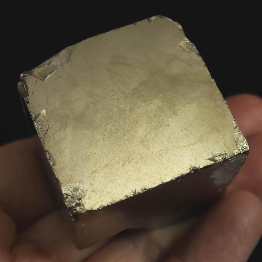 ペルー産 パイライト 黄鉄鉱 36mmキューブ 219g 【榎本通商35072