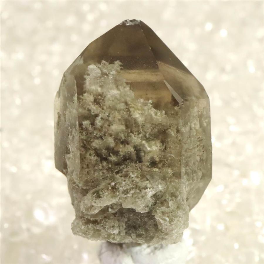 ブラジル産 ガーデンクォーツ 庭園煙水晶 38mmポイント原石 24.0g