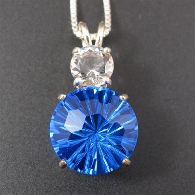 カーサクリスタル ＆ シベリアンブルークォーツ ペンダントトップ