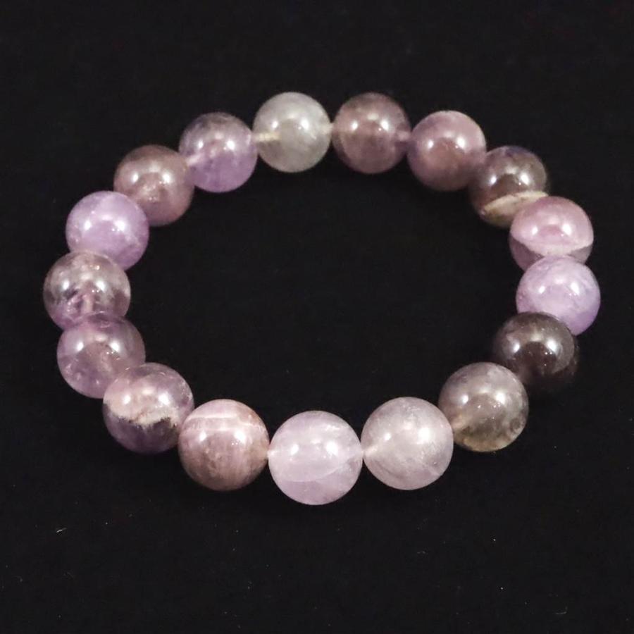 H&E社 オーラライト23（AZOZEO) 12mm玉ブレスレット 証明書付 41.7g